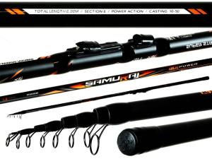 WĘDKA RUMPOL SAMURAJ GX BOLONKA POWER 6M 10-50G TELESKOPOWA RUMPOL 110109