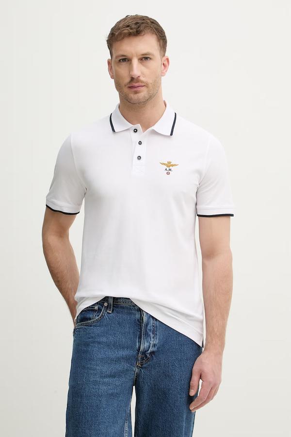 Aeronautica Militare polo męskie bawełniane