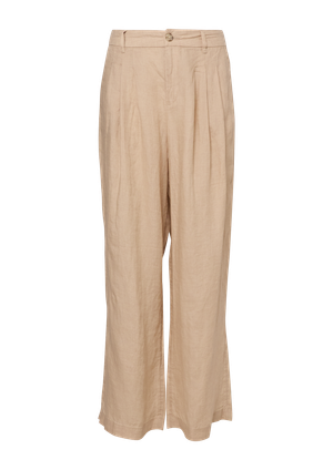 Hose / Extra Wide Leg / High Rise aus Leinen