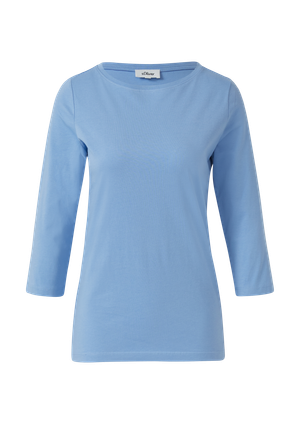 T-shirt bawełniany o wąskim kroju