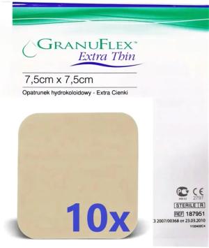 ConvaTec - GranuFlex Extra Thin 7,5cm x7,5cm 10szt