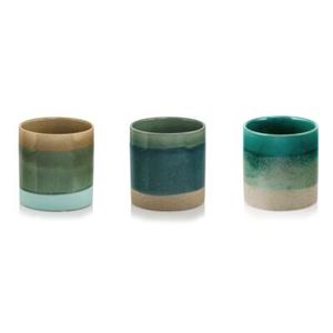 Osłonka ceramiczna 20 cm piasek mix kolorów