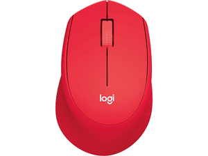 Mysz LOGITECH M330 Silent Plus Czerwony 910-004911