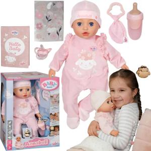 BABY born Interaktywna lalka ANNABELL 43 cm Niemowlę W Różowym Ubranku