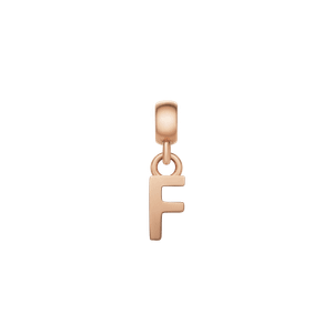 Daniel Wellington DW Charm Letter F Rose Gold