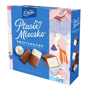 E.Wedel Ptasie Mleczko Śmietankowe Mleczna Czekolada 340g