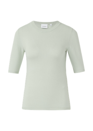 Sweter z krótkim rękawem Slim Fit