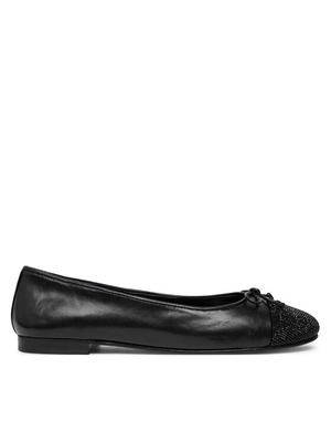 Tory Burch Baleriny Cap-Toe Pave Ballet 166214 Czarny