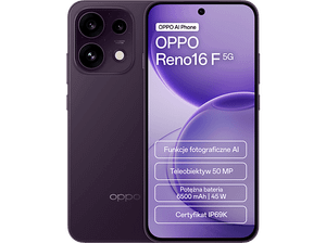 Smartfon OPPO Reno 16F 5G 8 GB/ 256 GB Ciemnofioletowy