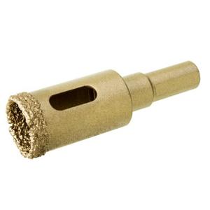 Otwornica z wlutowanym nasypem diamentowym 20 mm Drel