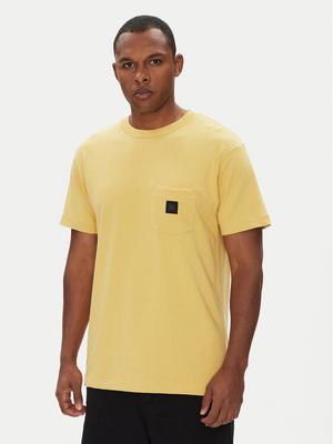DC Shoes T-Shirt ADYKT03246 Żółty Regular Fit
