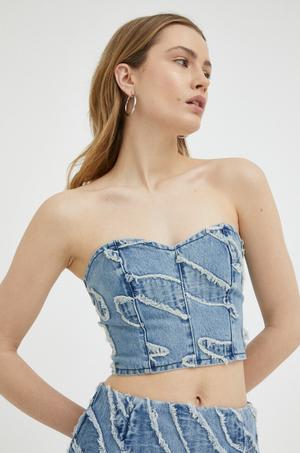 Gestuz top jeansowy Larisa