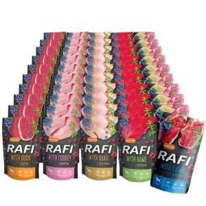 RAFI PREMIUM Mokra karma dla psa Mix smaków 50x500g NOWE SMAKI