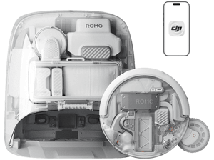 Robot odkurzająco‑mopujący DJI Romo P2 Przezroczysty