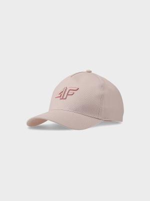 4F czapka z daszkiem bejsbolówka dziecięca 4FJWSS25ACABU388 różowa (one size)