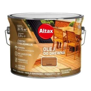 ALTAX Olej do Drewna do tarasów meble ogrodowe podłogi 2,5l KASZTAN