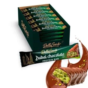 Baton Proteinowy Dubai Chocolate Style 45g - zestaw 24 szt do 14/11/2026