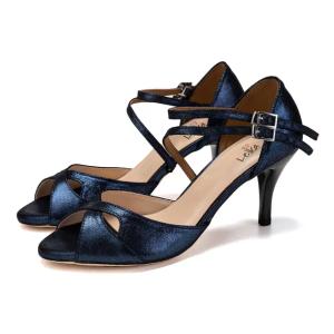 SKÓRZANE BUTY DO TAŃCA TANGO STYLOWE 7,5cm 38