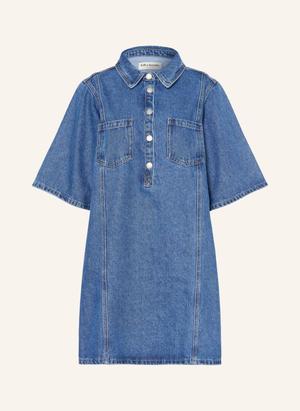 Lollys Laundry Sukienka Jeansowa Molall Z Rękawami 3/4 blau