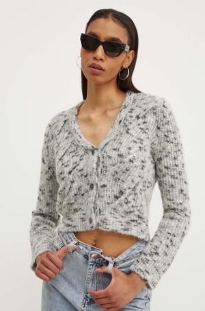 Moschino Jeans kardigan z domieszką wełny