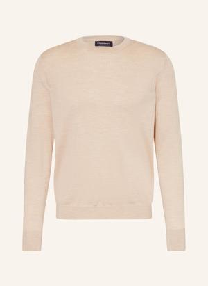 Strokesman's Sweter Z Wełny Merino beige