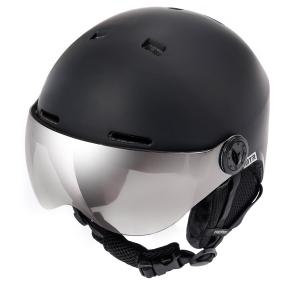 METEOR kask narciarski z przyłbicą męski regulowany Falven czarny (53-55)