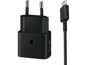 Ładowarka sieciowa SAMSUNG EP-T2510XW 25W + kabel USB-C Czarny