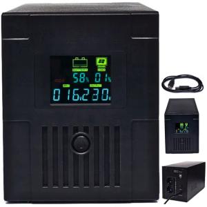 ZASILANIE UPS AWARYJNE PIECA POMPY KOMPUTERA AKUMULATOR ZASILACZ LCD 1200W
