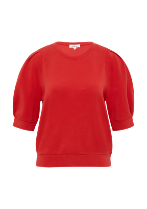 Bluza dresowa z plisowanymi detalami