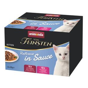 animonda Vom Feinsten karma mokra dla kociąt, Raffinesse, w sosie, pakiet mieszany 24x85g