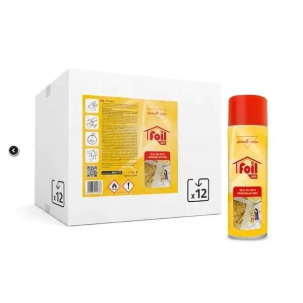 Klej kontaktowy do membran/folii paroizolacyjnych SPRAY-KON FOIL - 12szt.