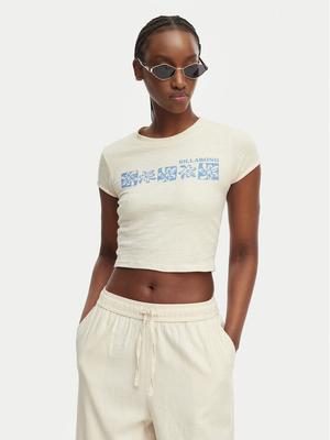 Billabong T-Shirt Baby EBJKT00119 Beżowy jasny Slim Fit