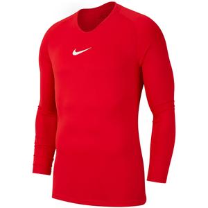 NIKE koszulka termoaktywna dla dzieci Dry Park First Layer JSY LS AV2611 657 czerwona (XS)
