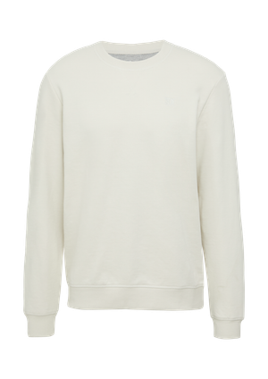 Bluza z bawełnianej mieszanki z haftowanym logo.