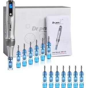 Dr Pen Dermapen M8S, Dermapen do MEZOTERAPIA + 14 Kartridży Instrukcja PL