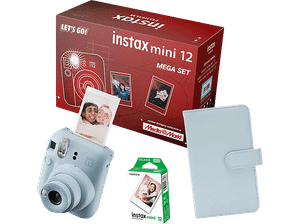 Aparat FUJIFILM Instax mini 12 Mega Set ( Album + wkłady) Niebieski