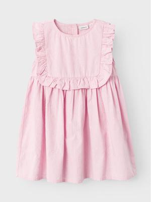 NAME IT Sukienka letnia Delana 13227285 Różowy Regular Fit