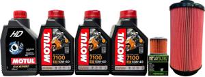 Oleje Filtry LONCIN XWOLF 550 Zestaw serwisowy MOTUL + filtr powietrza