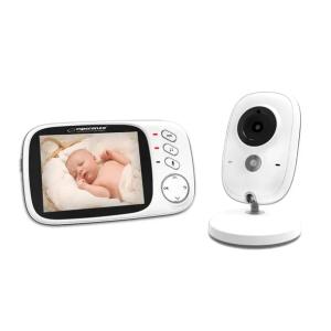 ELEKTRONICZNA NIANIA KAMERA NA ŻYWO LCD TRYB NOCNY DUŻY EKRAN z MIKROFONEM