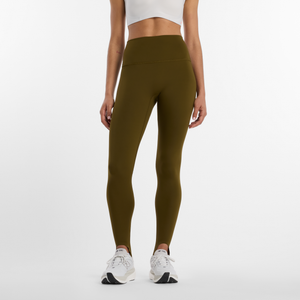 Legginsy damskie do biegania New Balance Sleek WP53168WDL – zielone