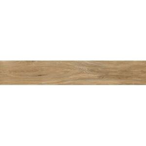 Gres szkliwiony NOVA BROWN 20 x 120 x 0,9 cm rektyfikowany CARVING
