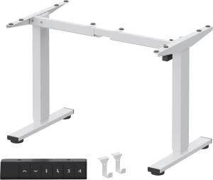 STELAŻ BIURKA ELEKTRYCZNEGO FLEXISPOT EN1 BIAŁY 80 KG REGULOWANY 116 CM