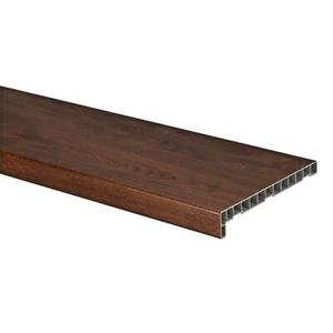 Parapet wewnętrzny PVC 25 x 156 cm orzech Plasti King