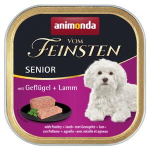 animonda Vom Feinsten mokra karma dla psa, Senior Drób z jagnięciną 22x150 g