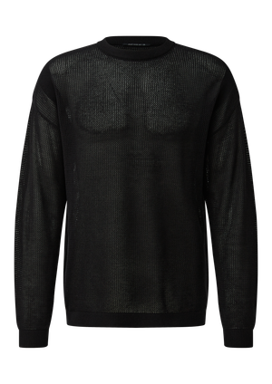 Sweter z teksturowanym wzorem