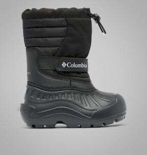 Columbia buty chłopięce Śniegowce POWDERBUG SNOWLITE czarny (25)