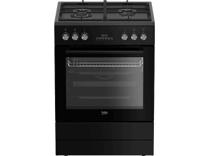 Kuchnia gazowo-elektryczna BEKO b300 FBMA62331TBDSN 72L AeroPerfect Pieczenie 3D AirFry Grill WOK Wydajne palniki 60cm