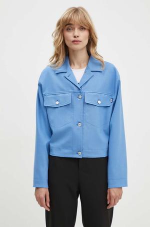 Moschino Jeans kurtka z domieszką wełny
