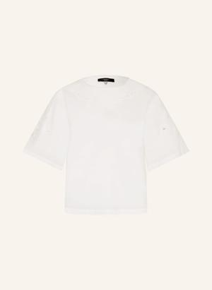 Weekend Max Mara Bluzka Targa Z Ażurową Koronką weiss