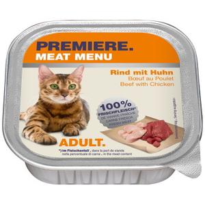 PREMIERE Meat Menu Adult Wołowina i kurczak 64x100 g